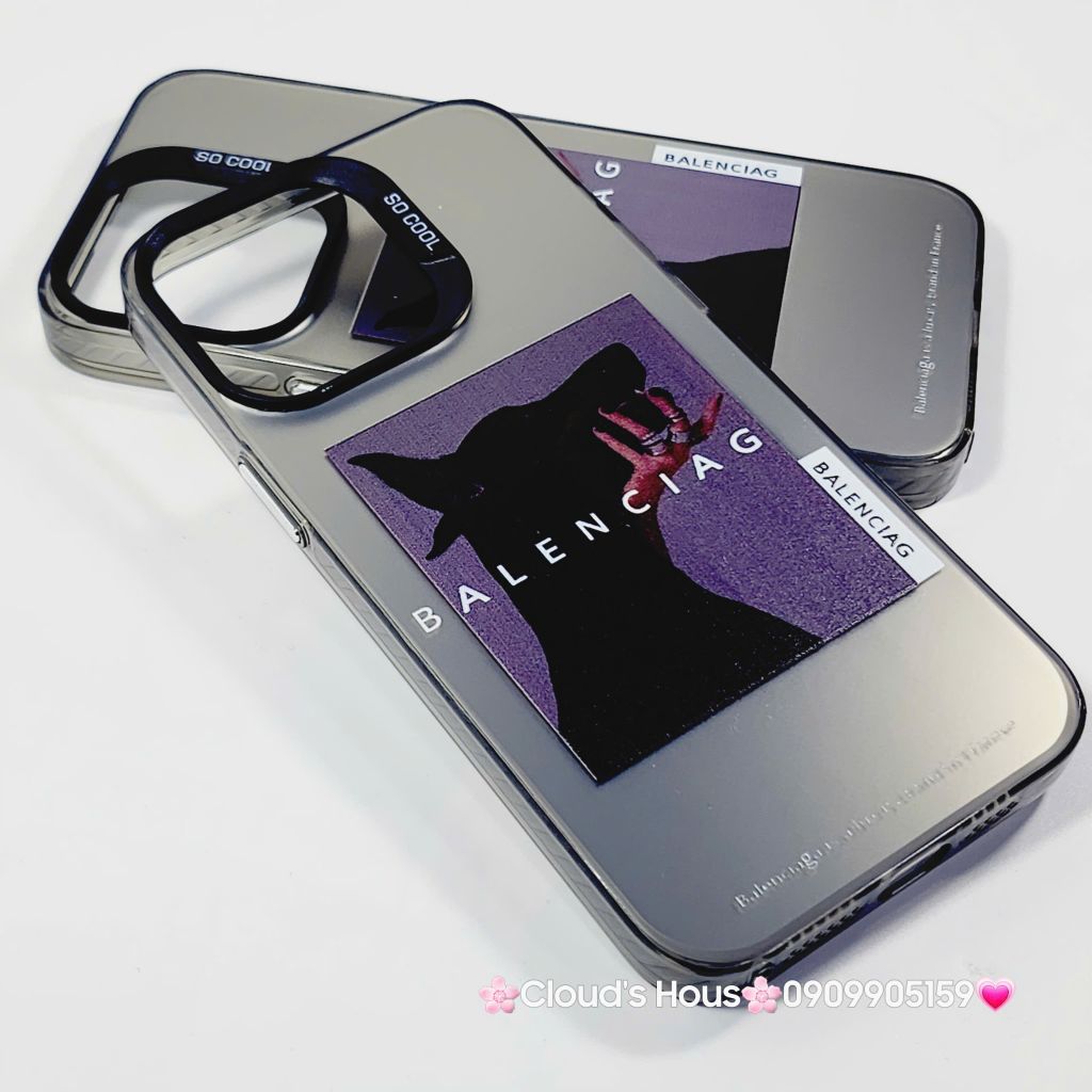 Case Ốp điện thoại iPhone Nhám So Cool Balenciaga iPhone 11/12/13/14/15/Pro/Promax