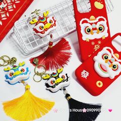 Móc Khóa Lân Rồng TẾT Tua rua