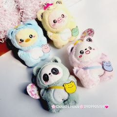Móc Khóa Gấu Bông Đeo Túi Cosplay Nhiều Màu Dễ Thương (Có hương thơm)