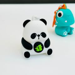 Móc Khóa Động Vật Con Thú Bóp Mắt Lồi Dễ Thương