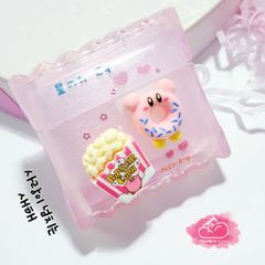 Cover Case Vỏ bảo vệ Airpod Hồng Icon nổi Form bánh Snack Airpod 1/2/3/Pro/Pro2