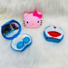 Hộp Đựng Contact Lens Hello Kitty, Totoro, Doraemon Siêu Kute