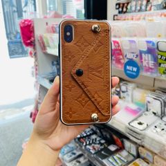 Case Ốp điện thoại Iphone Lv Da Đựng thẻ iPhone Xsm/11/12/13/14/Plus/Pro/Promax