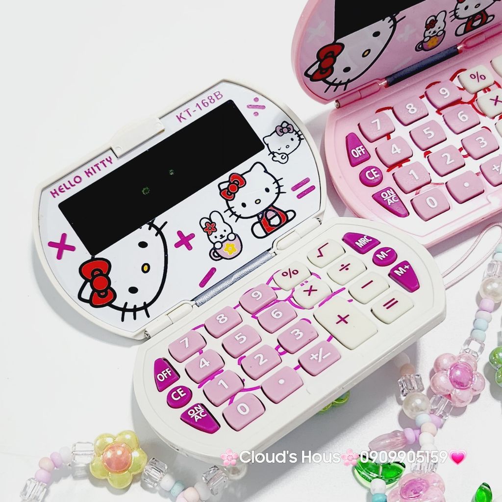 Máy Tính Hello Kitty Siêu Nhỏ Gọn KT168