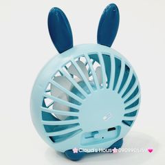 Mini Fan - Quạt Tai Thỏ và Gấu để bàn siêu mini