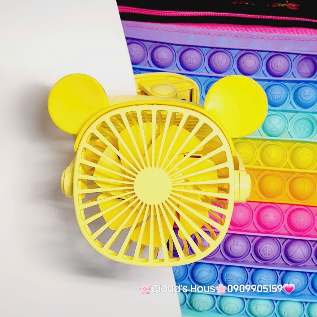 Mini Fan - Quạt kẹp size nhỏ siêu kute Nhiều Màu
