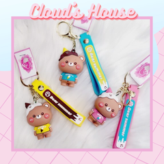 MÓC KHÓA Gấu Kem Bear Summer