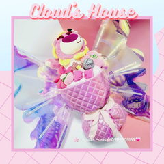 Bó hoa Gấu Bông Gấu Dâu Lotso