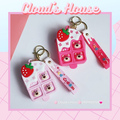 BÓP MÓC KHOÁ Silicone Lotso Ice Cream Pop It