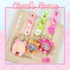 Móc khóa Cái mông Con thú Hologram