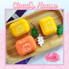 Cover Case Vỏ bảo vệ Airpod Su dẻo Bear and Kaws Airpod 1/2/3/Pro/Pro2