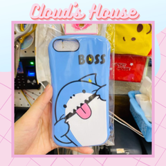 Case Ốp điện thoại iPhone SU DẺO Cá mập xanh dương boss