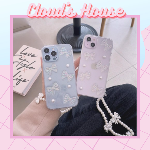 CASE IPHONE BLING BLING Trong Suốt đính Icon 3d Nổi ( tặng kèm dây như ảnh)