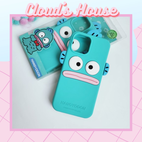 Case Ốp điện thoại iPhone Su dẻo Cá Hangyodon Sanrio Chính hãng iPhone 11/12/13/14/15/Pro/Promax