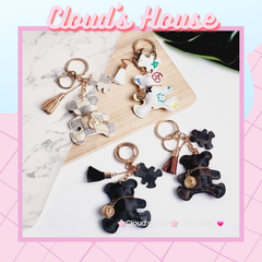 Móc Khóa Gấu Da LV Sang Chảnh