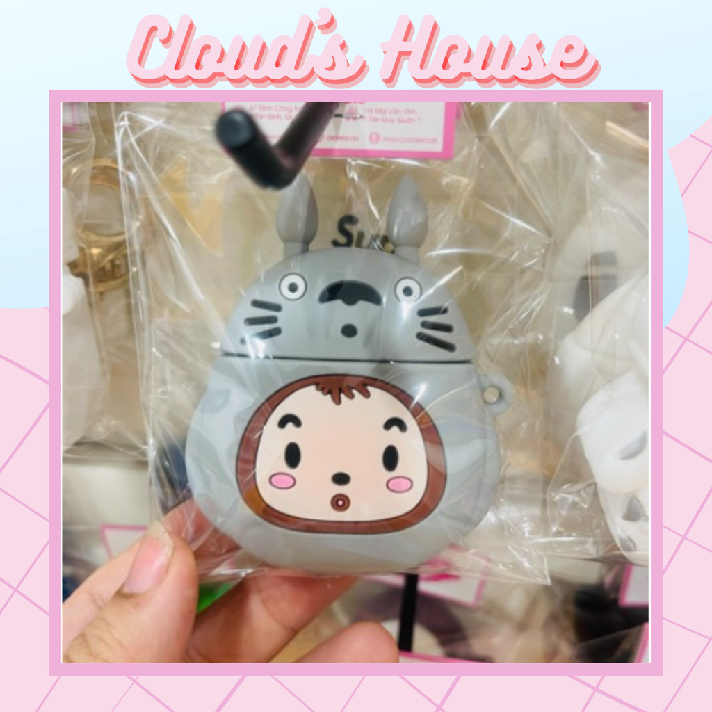 COVER AIRPOD SU DẺO TOTORO KUTE CÁC LOẠI
