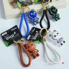 Móc Khoá Bearbrick Bóng Dây da