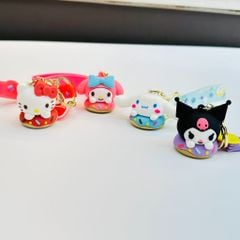 Móc Khoá Kuromi Kitty Melody Cinnamoroll Bánh Donut