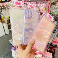 Case Ốp điện thoại iPhone Trong dẻo Bling bling Hologram iPhone 11/12/13/Pro/Promax