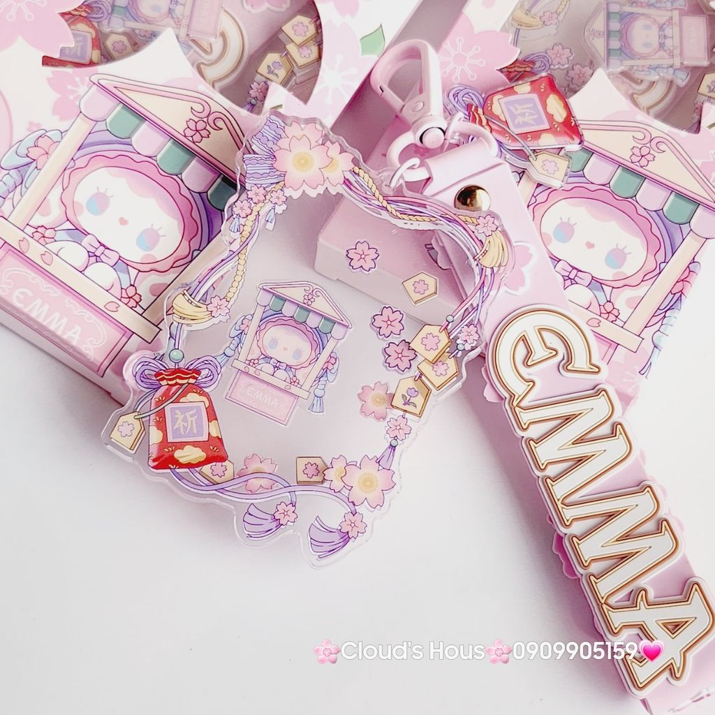 Móc Khóa Thẻ May Mắn Lucky Emma Đài Loan