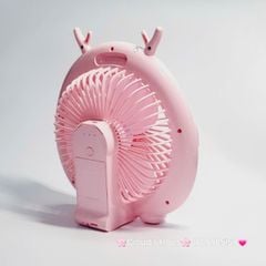 Mini Fan - Quạt Để Bàn Hình Tuần Lộc Có Sừng ( loại to)