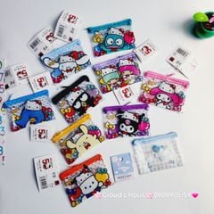 BÓP Ví Mini Trong Suốt In Hình Kute Sanrio Chính Hãng