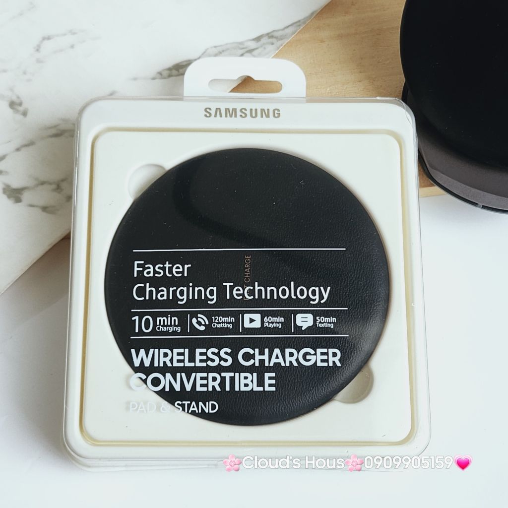Đế Sạc Không Dây Samsung Fast Charger Pad & Stand (chính hãng)
