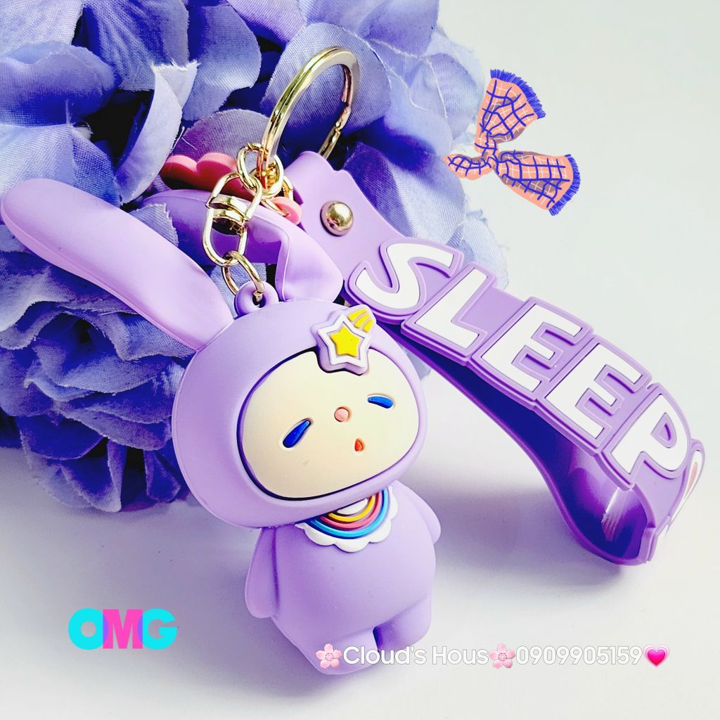 Móc khóa Tai thỏ SLEEP