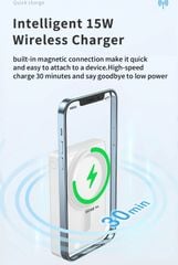 POWERBANK - SẠC dự phòng Magsafe WiWU JC-20 Magnetic Wireless 10000 mah