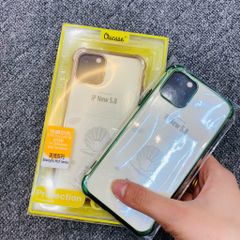 Case ốp điện thoại iPhone WU Trong dẻo viền màu chống shock