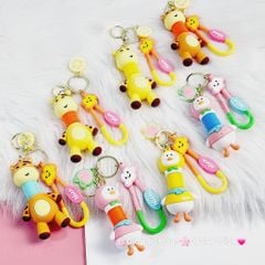 Móc Khóa Động Vật Cổ Dài Hài Hước Nice