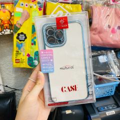 CASE iPhone Trong Suốt Viền Màu ĐÍNH ĐÁ Chính Hãng REKY