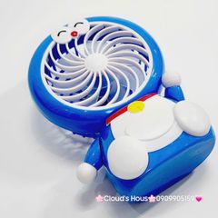 Mini Fan - Quạt Cầm Tay - Để Bàn Doraemon Mập Ngồi