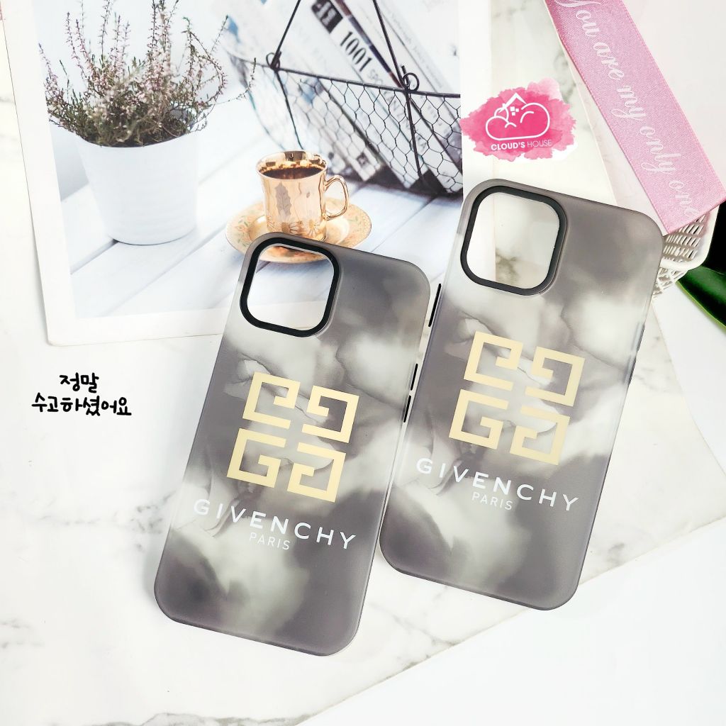 Case Ốp điện thoại iPhone Givenchy Paris nhám iPhone 11/12/13/14/Pro/Promax