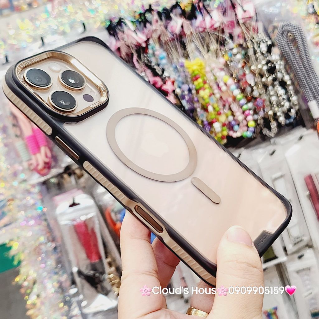 Case Ốp điện thoại iPhone Ốp Hoda Multicolor hỗ trợ sạc không dây cao cấp chính hãng cho 16 Pro, 16 Pro Max