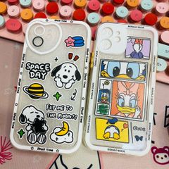 Case Ốp điện thoại iPhone Trong dẻo in hình kute DONALD DUCK & Mickey