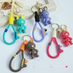 Móc Khoá Thỏ Sứ Trơn Ngầu Rabbit