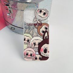 Case Ốp điện thoại iPhone Labubu Version 1 Ánh Lông Vũ Bạc Hologram iPhone 7+/8+/X/XSM/11/12/13/14/15/Plus/Pro/Promax