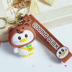 Móc Khoá Bé Gái Cute & Vịt Nâu Cooing Duck