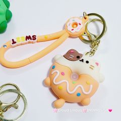 Móc Khóa Con Vật Bánh Donut
