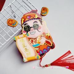Ông Thần Tài Trang Trí Ngày TẾT (Hít tủ lạnh, treo mai, treo đào,..)