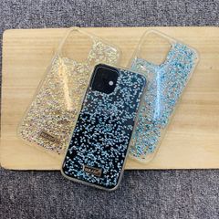 Case Ốp điện thoại iPhone Sulada Trong Bling ling nhũ kim tuyến