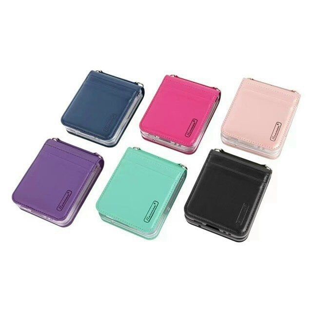 Case Ốp điện thoại Samsung Chất da Đựng thẻ Có dây cầm đeo Samsung Galaxy Z FLip 3/4