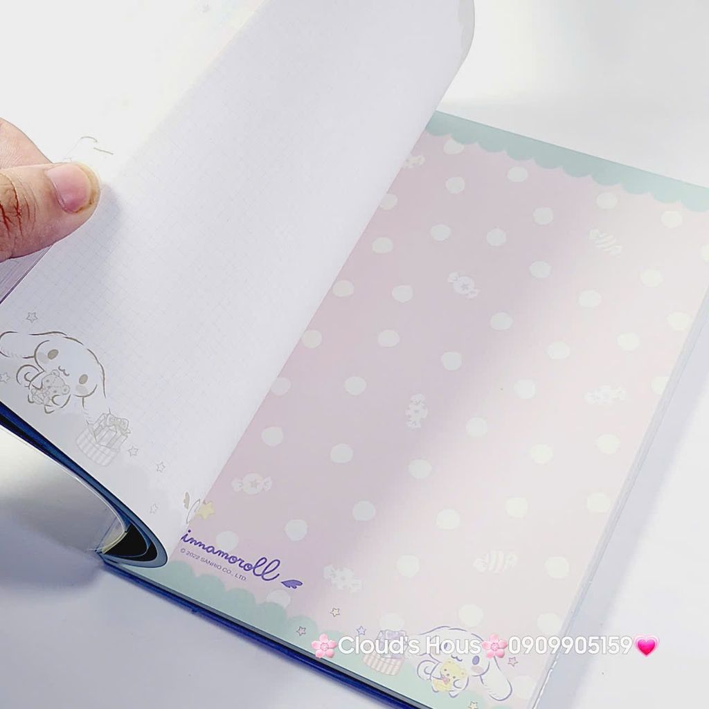 Sổ Tay - Vở Sanrio Kuromi Cinnamoroll Melody Hello Kitty Cho bé (ĐÀI LOAN)