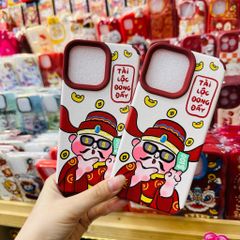 Case Ốp điện thoại iPhone Ông Thần Tài Tài Lộc Đông Đầy iPhone 11/12/13/14/15/Pro/Promax - TẾT