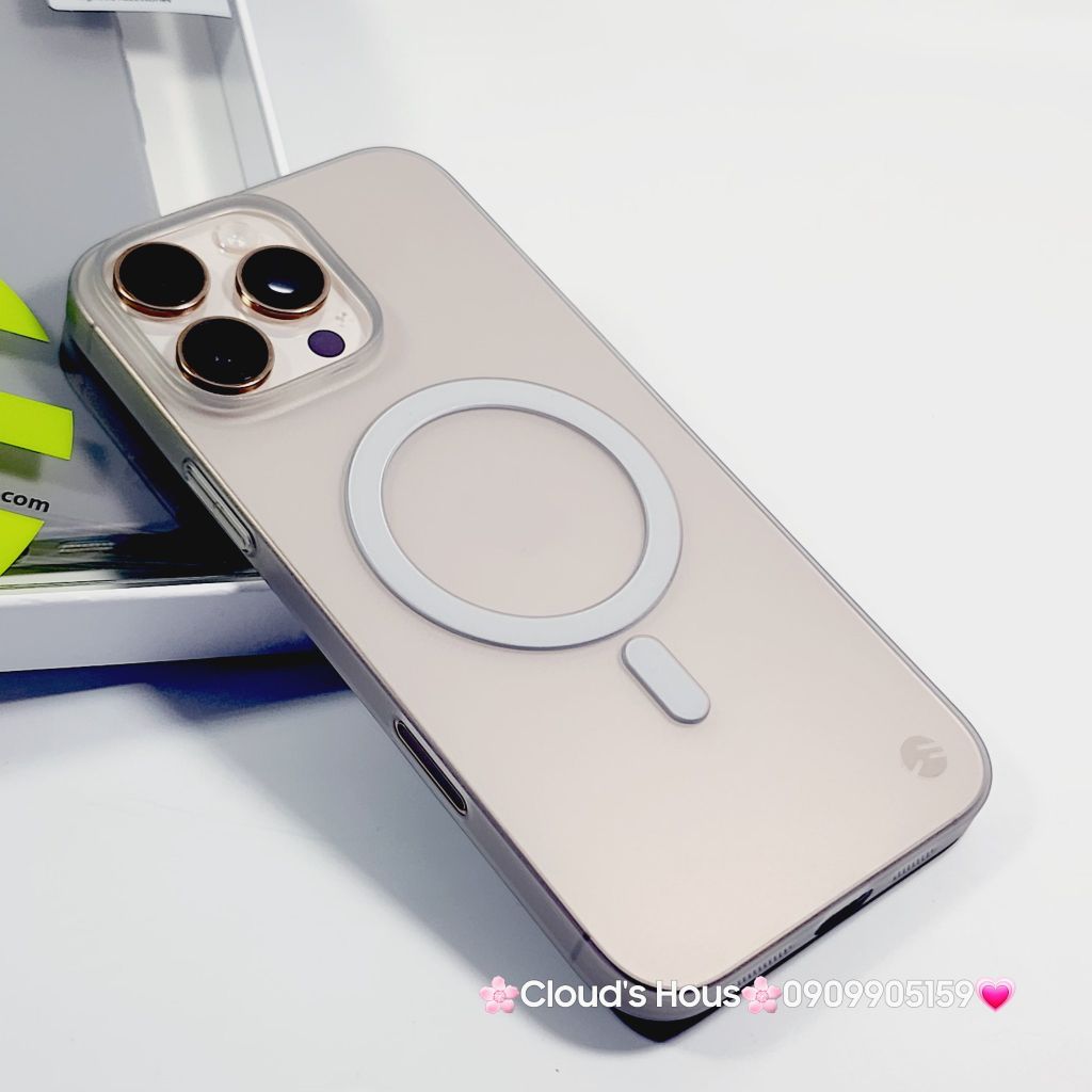 Case Ốp điện thoại iPhone Switcheasy Ultra Slim Nhám Lụa Siêu Mỏng Magsafe 0.35mm 16/Plus/Pro/Promax