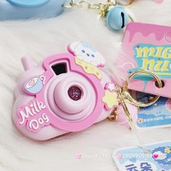 Móc khóa Máy ảnh Milk Dog