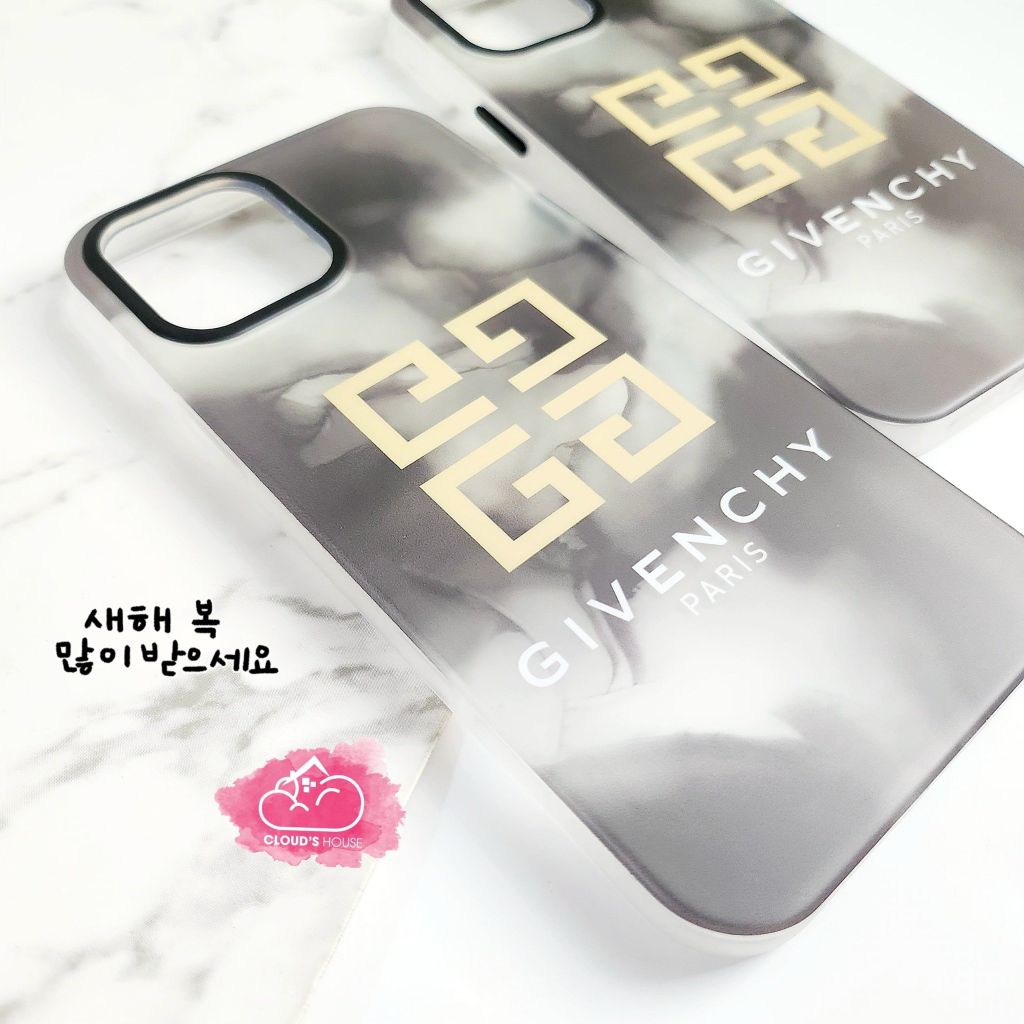 Case Ốp điện thoại iPhone Givenchy Paris nhám iPhone 11/12/13/14/Pro/Promax