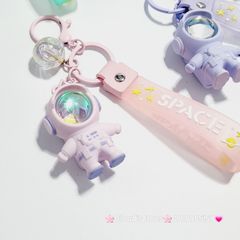 Móc Khóa Phi Hành Gia Lùn Có Đèn Led Space