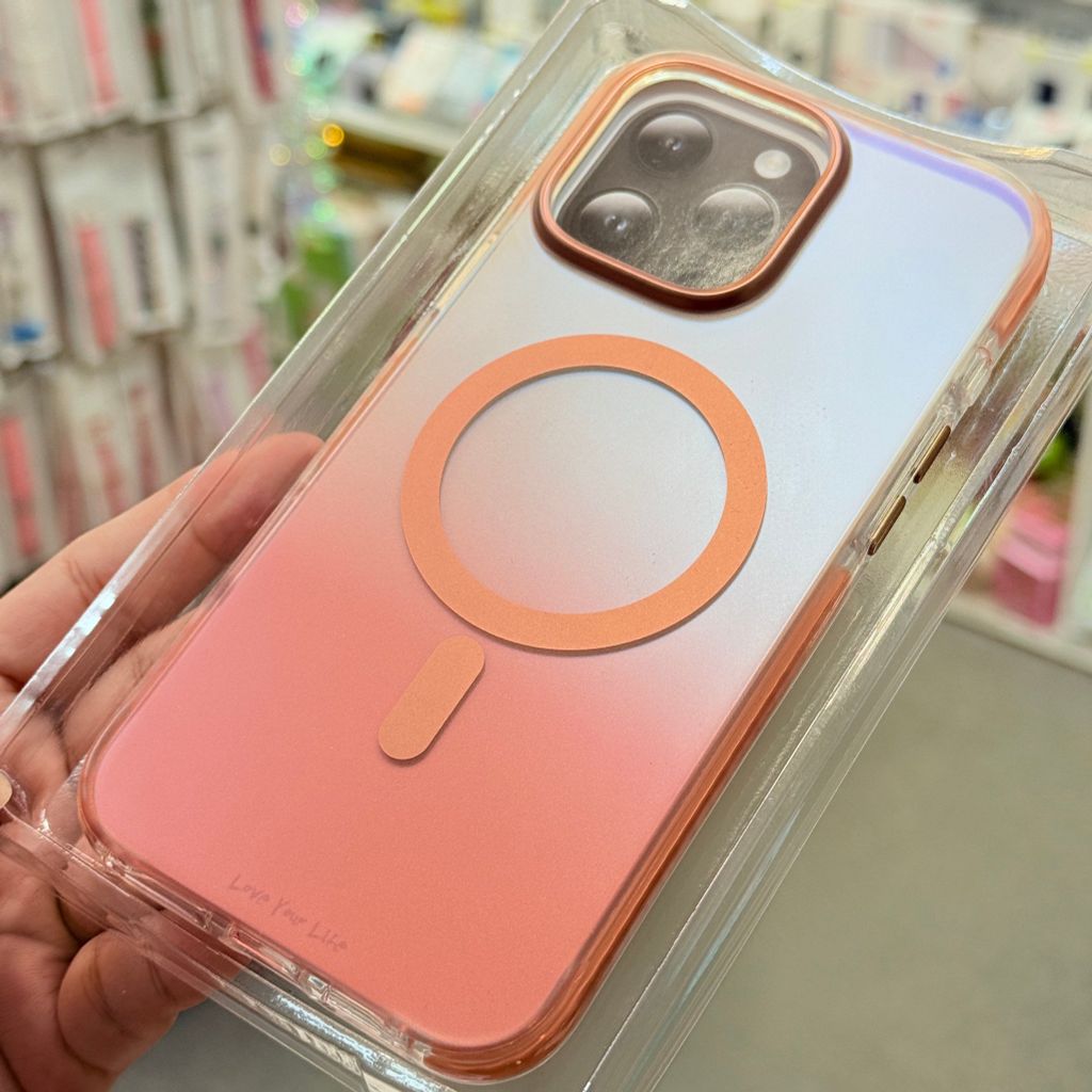 Case Ốp điện thoại iPhone Màu Ombre ánh Hologram Raigor Inverse chính hãng cho iPhone 16 Pro/iPhone 16 Pro Max